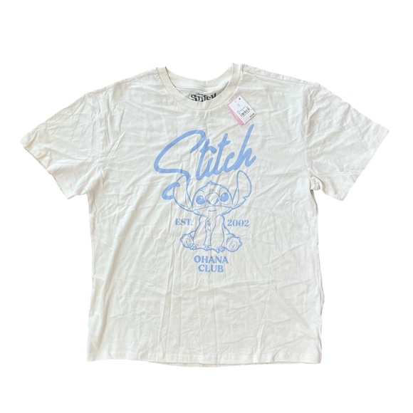 Disney Stitch Cream T-shirt, M - Picture 1 of 2